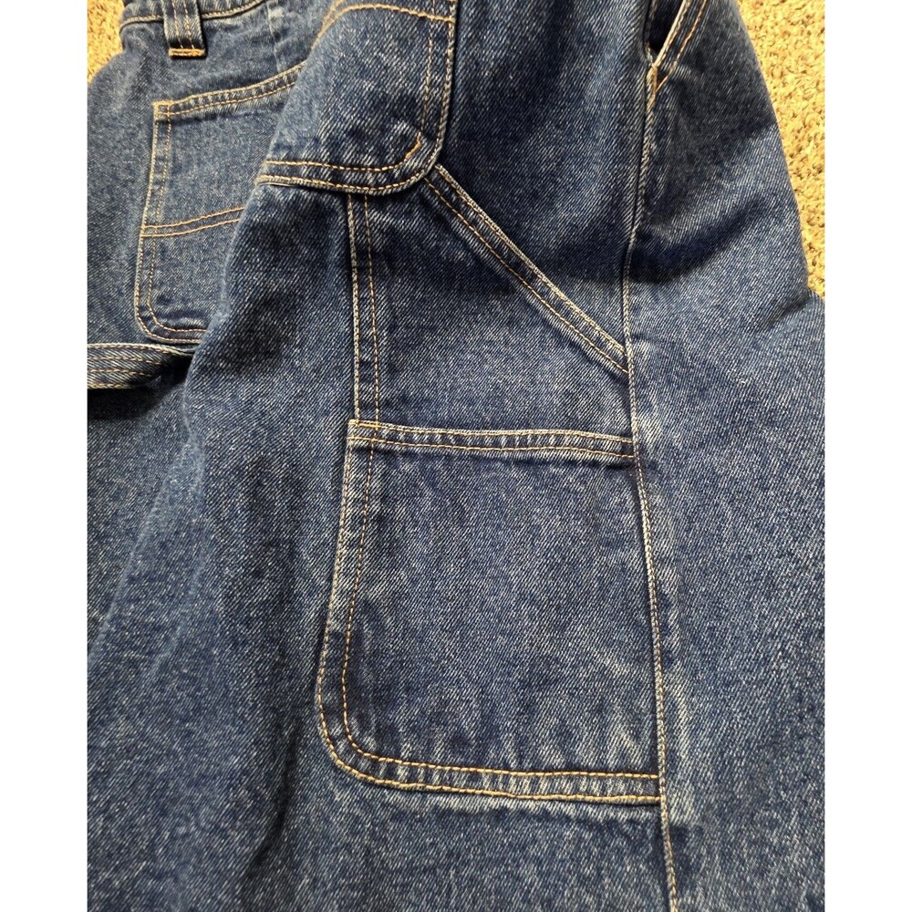Obey Denim Jean Carpenter Skirt Size 28 90's Skater Punk Streetwear Urban - Picture 9 of 11